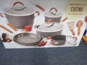 lot 46 image: Rachael Ray Cucina 12-Pc. Nonstick ...