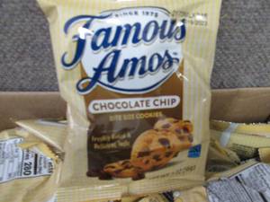 lot 108 image: Case of 42-2 oz Pouches Famous Amos...
