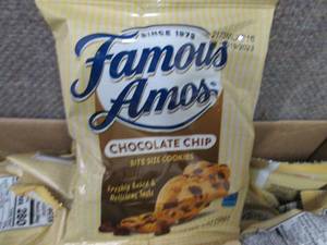 lot 109 image: Case of 42-2 oz Pouches Famous Amos...