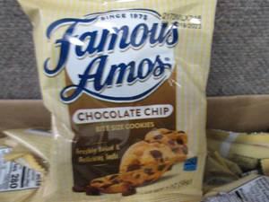 lot 110 image: Case of 42-2 oz Pouches Famous Amos...
