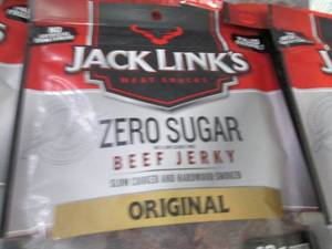 lot 139 image: 6- 2.8 oz Bags Jack Links Zero Suga...