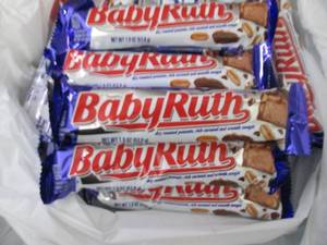 lot 154 image: 12- 1.9 oz Baby Ruth Bars...