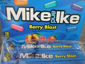 lot 174 image: 12- 5 oz Boxes Mike & Ike Berry Bla...