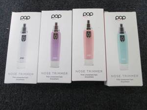 lot 198 image: 4 Pop Sonic Nose & Ear Hair Trimmer...