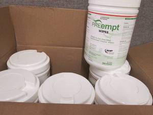 lot 305 image: case of 12- 160 ct Canisters PREemp...