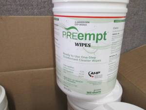 lot 312 image: case of 12- 160 ct Canisters PREemp...