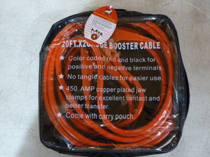 lot 85 image: White Dog Booster Cables