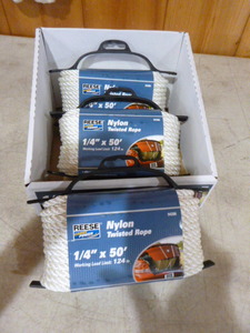 lot 116 image: 3 Spools of Reese Nylon Twisted Rope