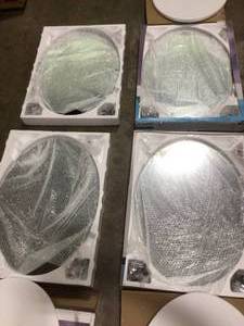 lot 23 image: Lot of Assorted Bathroom Mirrors   Customer Returns See Pictures