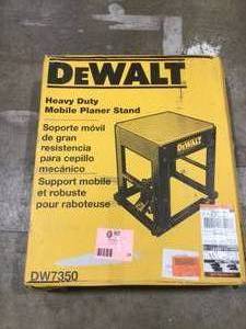 lot 24 image: DEWALT Mobile Thickness Planer Stand    Customer Returns See Pictures