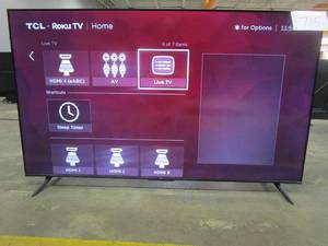 TCL - 65 Class 4-Series 4K UHD HDR Smart Roku TV, 65S455