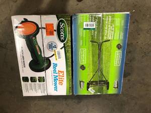 lot 10 image: Lot of Lawn Mower Reels  Customer Returns See Pictures