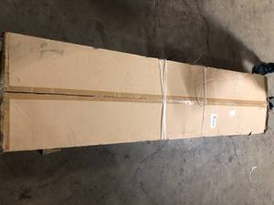 lot 38 image: Husky Ready-to-Assemble 24-Gauge Steel Freestanding Garage Cabinet in Black (30 in. W x 72 in. H x 18 in. D) Customer Returns See Pictures