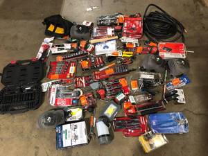 lot 42 image: Lot of Assorted Hand Tools and Hardware Various Models and Conditions Customer Returns See Pictures