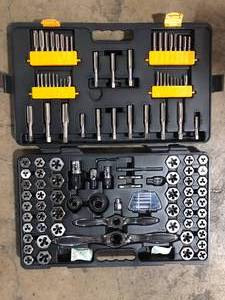 lot 43 image: GEARWRENCH SAEMetric Ratcheting Tap and Die Set (114-Piece) Customer Returns See Pictures