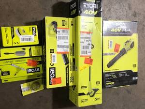 lot 47 image: Lot of Assorted Lawn Care Items Various Models and Conditions Customer Returns See Pictures