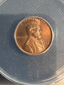 1952 DD WHEAT CENT ANACS MS63