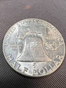 1955 US FRANKLIN HALF DOLLAR