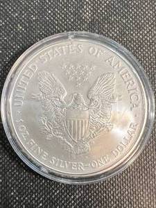 2007 AMERICAN SILVER EAGLE 1 TROY OZ .999 FINE SILVER IN AIRTITE