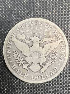1896 US BARBER HALF DOLLAR
