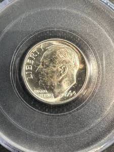 1964 US ROOSEVELT DIME PCGS MS64FB