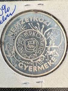 1979 SILVER (80%) 200 FORINT ROUND