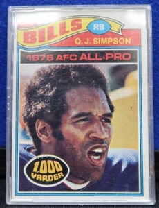 1976 TOPPS  O.J. SIMPSON  AFC ALL PRO
