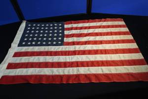 VINTAGE 48 STAR UNITED STATES FLAG.