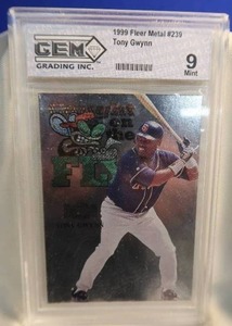 GEM GRADED 1999 TONY GWYNN METAL UNIVERSE