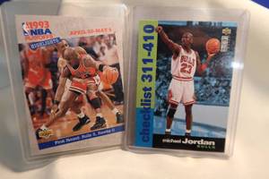 2 MICHAEL JORDAN CARDS