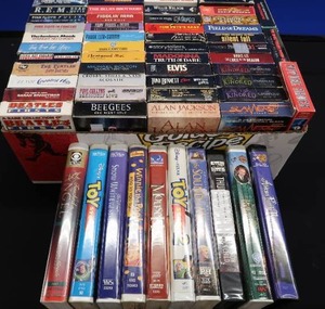 HUGE COLLECTION OF  VINTAGE VHS TAPES