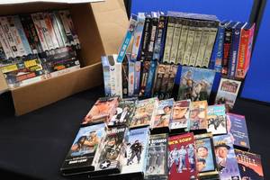 MANY VHS SETS SOME UNOPENED
