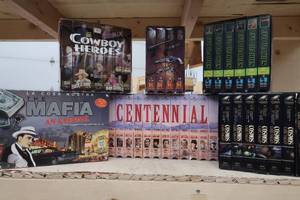 HUGE BOX COLLECTION OF VHS TAPES