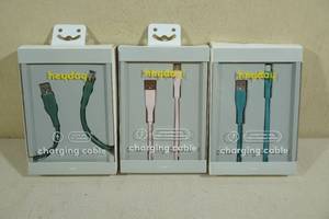 lot 46 image: 3 Heyday Charging Cables 2 USB-C, 1 Micro USB