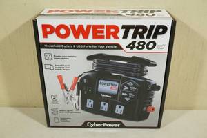 lot 47 image: Powertrip 480 Household Outlets and USB ports for Car