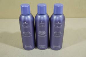 lot 98 image: 3 8.5 Oz Bottles Caviar Anti-Aging Hair Leave-In Treatment