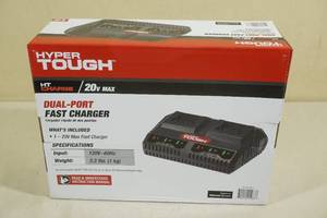 lot 104 image: Hyper Tough 20V Dual Port Fast Charger