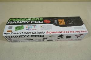lot 112 image: President Randy FCC Handheld or Mobile CB Radio