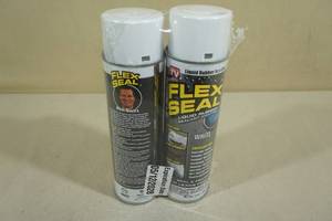 lot 133 image: 2 14oz Flex Seal Spray Rubber White