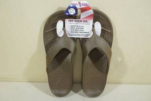 lot 170 image: NuuSol Unisex Sandals -Mens 11, Womens 12 Bronze