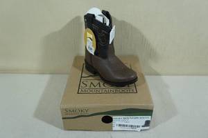 lot 180 image: Smoky Mountain Boots -Little Kids Size 7, BrownBlack
