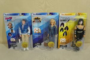 lot 233 image: Kiss, Charlies Angels, & Happy Days Limited Edition Action Figures