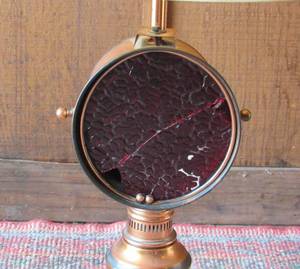 lot 28 image: Copper base lamp mariner themed
