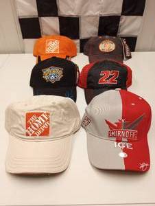 lot 105 image: Assorted Adjustable Nascar Racing Caps