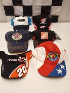 lot 106 image: Assorted Adjustable Nascar Racing Caps