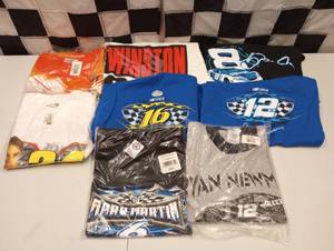 lot 109 image: Assorted Large Nascar T-Shirts