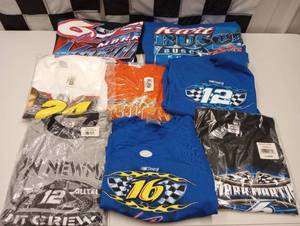 lot 110 image: Assorted Large Nascar T-Shirts
