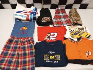 lot 113 image: Assorted Childrens Nascar Clothing