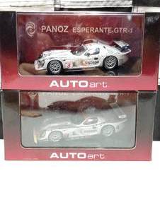 lot 129 image: Two Autoart 143  Scale Panoz Esperante GTR 1 Die Cast Cars