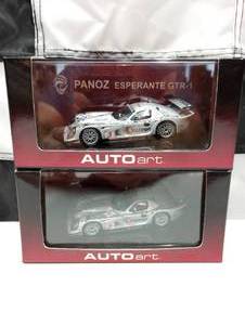 lot 130 image: Two Autoart 143  Scale Panoz Esperante GTR 1 Die Cast Cars